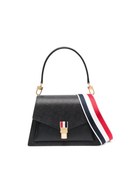 Thom Browne Trapeze pebbled leather tote bag