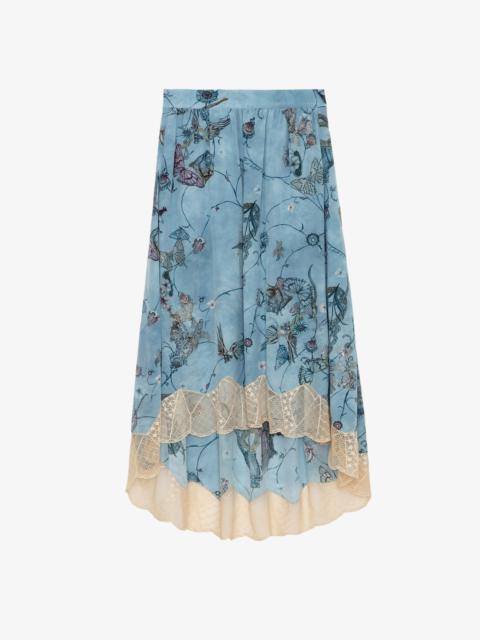 Zadig & Voltaire Joslin Diamanté Silk Skirt