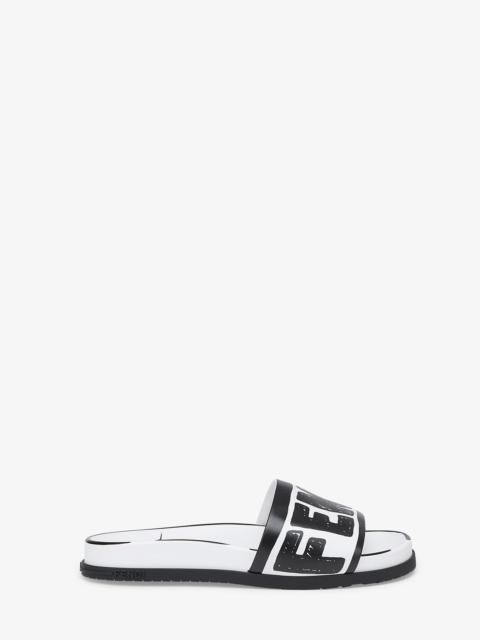 FENDI Fendi Roma Joshua Vides leather Fussbett sandals