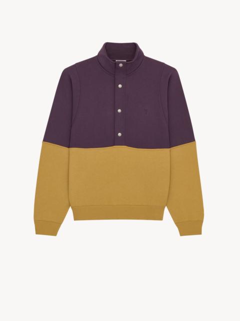 SAINT LAURENT SAINT LAURENT HALF-SNAP SWEATSHIRT