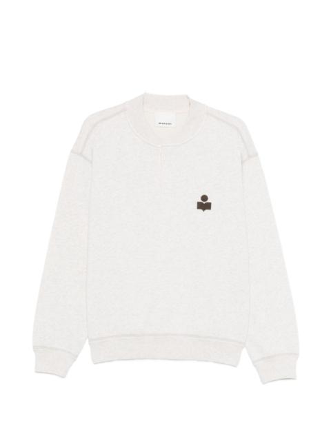 Isabel Marant Mathias logo crew neck sweatshirt