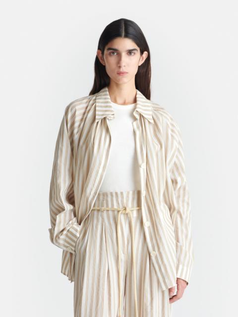Nanushka Striped Linen Shirt