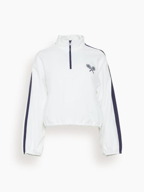 TANYA TAYLOR Maria Pullover in Optic White