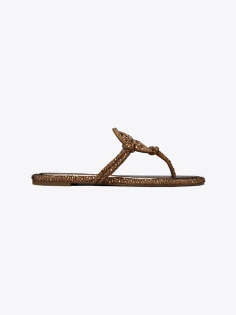 TORY BURCH Miller Crystal Knotted Sandal