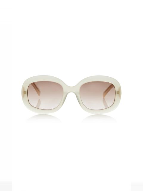 Givenchy City Oval-Framed Acetate Sunglasses