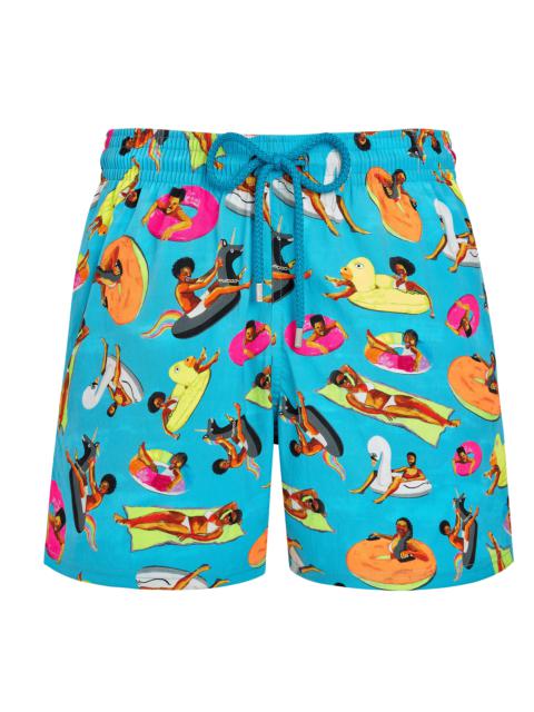 Vilebrequin Men Stretch Short Swim Trunks - Vilebrequin x Derrick Adams