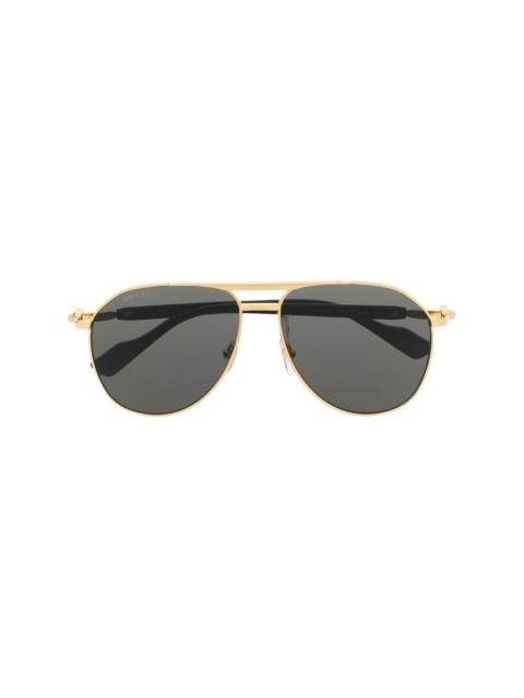 GUCCI pilot-frame sunglasses