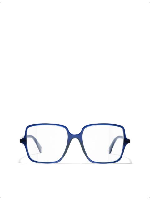CHANEL CH3448 square-frame acetate glasses