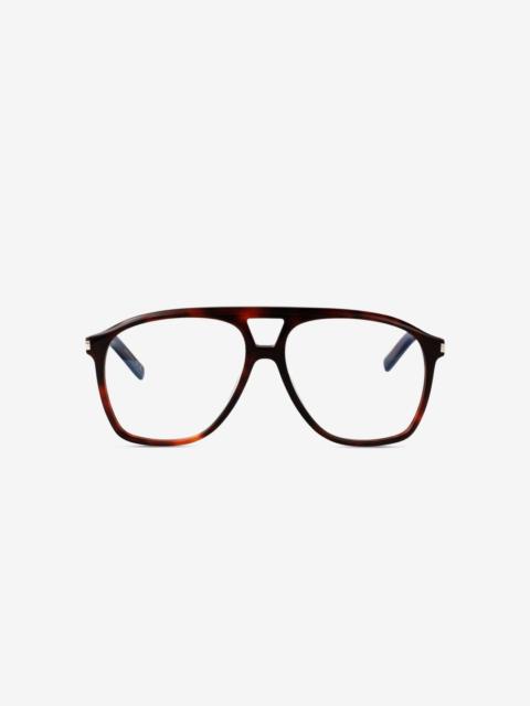 SAINT LAURENT Dune pilot-frame glasses