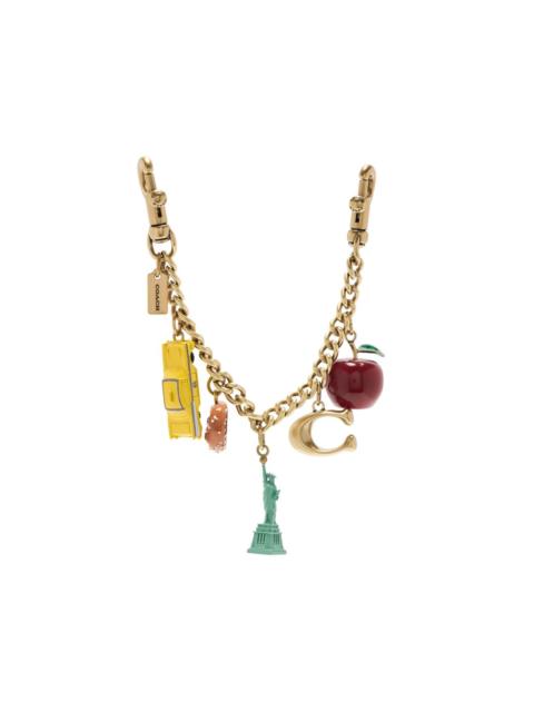 COACH New York bag charm