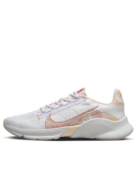 Nike (WMNS) Nike SuperRep Go 3 Next Nature Flyknit Premium 'White Red Stardust' FN6585-100