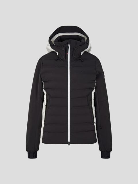 BOGNER Janka ski jacket in Black/White