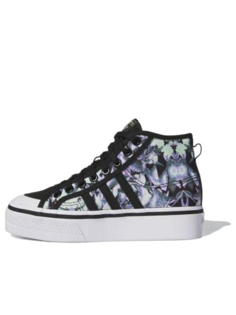 adidas (WMNS) adidas Nizza Platform Mid 'Lilac Floral' ID7260