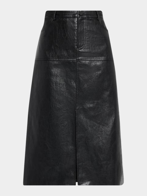 KOBI HALPERIN Leslie Faux-Leather Pencil Skirt