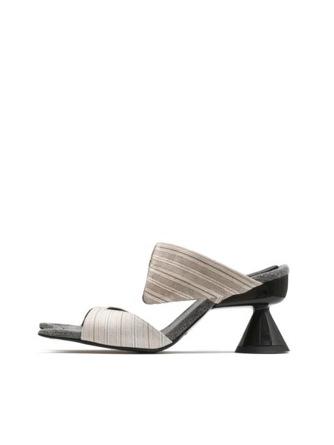 paula canovas del vas  diablo sandals Paula Canovas del Vas Diablo Sandals, Black PVC – SOOP SOOP