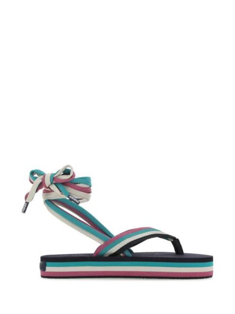 Isabel Marant Étoile Multicolor polyester Playa thong sandals