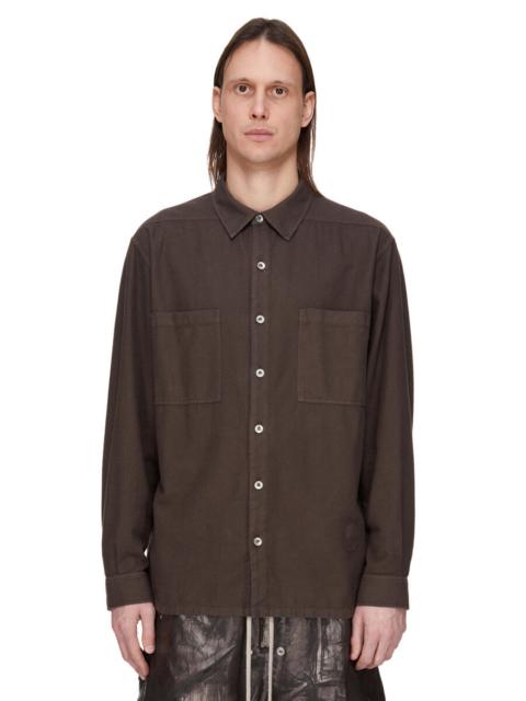 Rick Owens DRKSHDW button-fastening pocket shirt