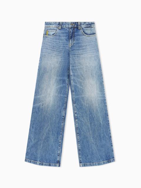 EMPORIO ARMANI J14 REGULAR FIT JEANS IN DENIM ARMANI JEANS