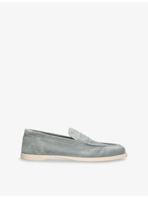 John Lobb Pace Suede Loafers