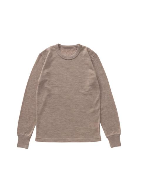 visvim THERMAL CREW L/S (SUPERFINE) BEIGE