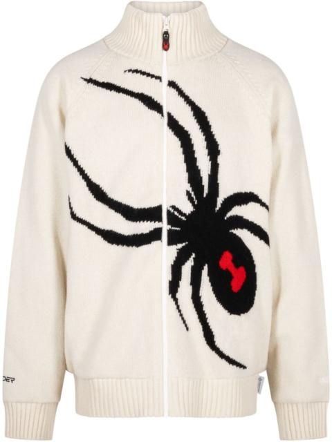 Supreme x Spyder zip-up "Stone" cardigan