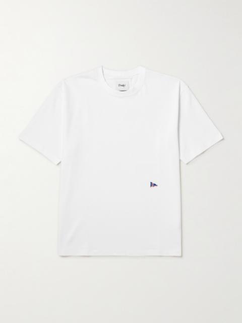 Drake's HIM Hiking Logo-Embroidered Cotton-Jersey T-Shirt
