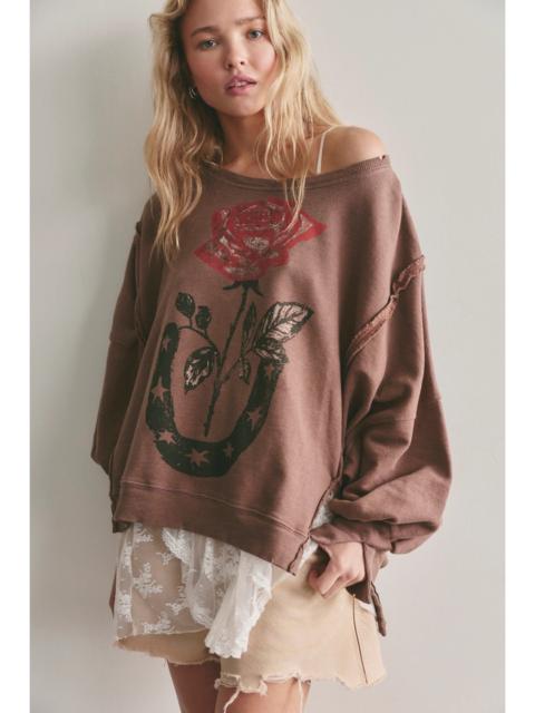 FREE PEOPLE We The Free Graphic Camden Pullover