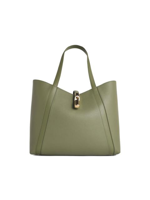 FURLA Goccia top-handle leather tote bag