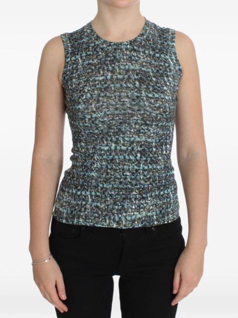 Dolce & Gabbana abstract-print sleeveless top