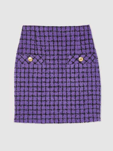 Sandro Short tweed skirt