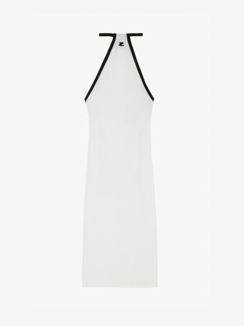 LONG CONTRAST DRESS
