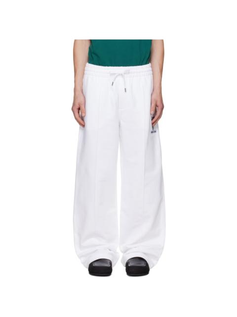 CASABLANCA White Tennis Club Icon Sweatpants