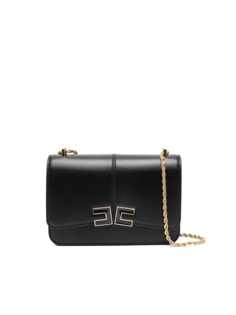 ELISABETTA FRANCHI logo-plaque chain-strap mini shoulder bag