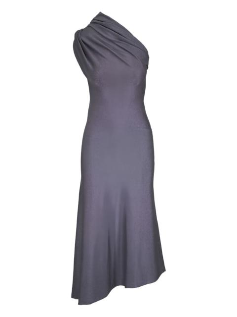 KHAITE one-shoulder ruched dress