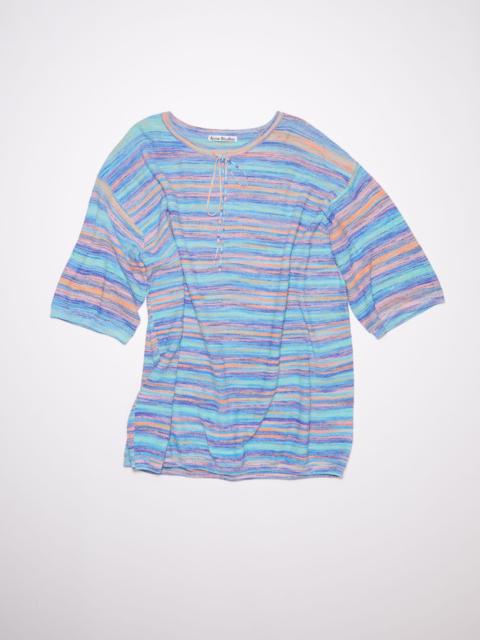 Striped t-shirt - Cornflower blue/multi
