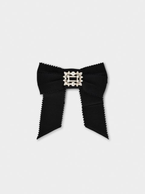 Roger Vivier Broche Vivier Buckle Hair Clip in Fabric