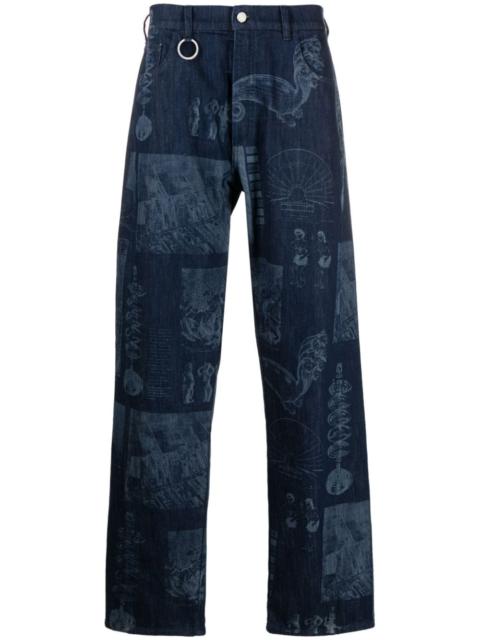 Side Batia Suter straight-leg jeans