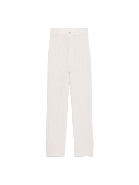 GUEST IN RESIDENCE Cable straight trousers