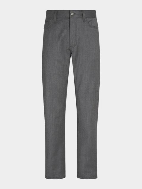 ZEGNA Men's City 029 Five-Pocket Pants