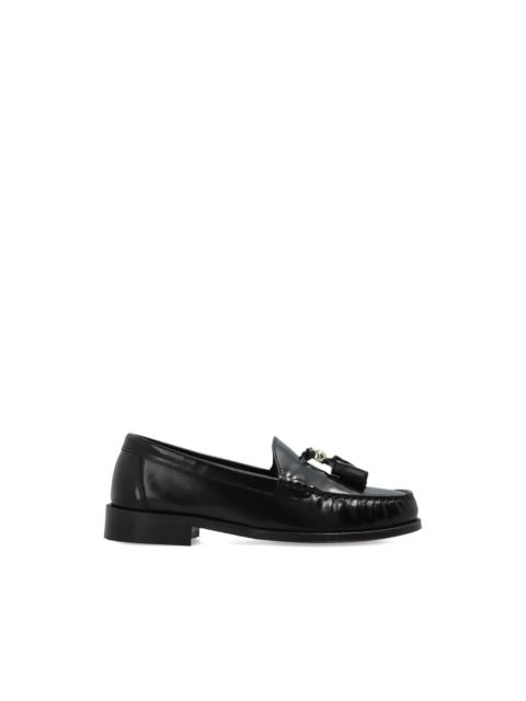 FURLA tassel-detail leather loafers