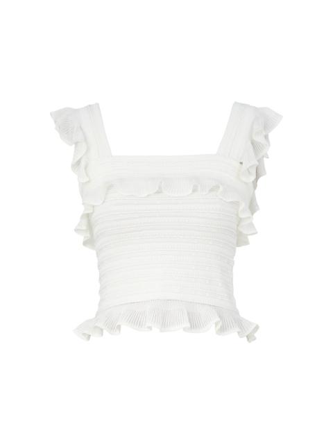 Zimmermann ILLUMINATE LACE FRILL CAMI