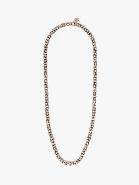 Max Mara QUERCE Rhinestone necklace