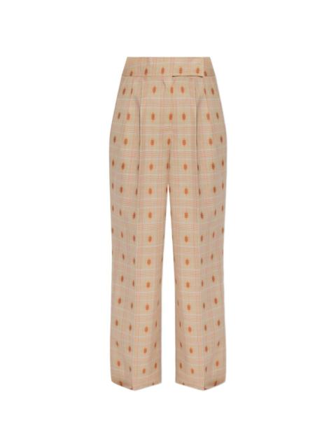 Etro checked trousers