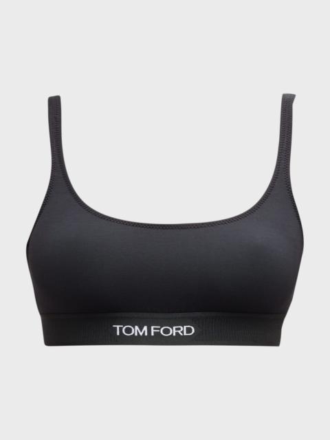 TOM FORD Logo Band Jersey Bralette