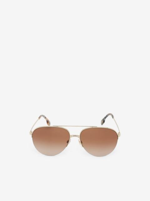 Burberry Ferry pilot-frame sunglasses
