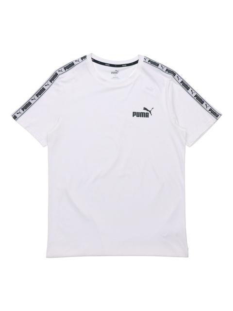 PUMA Taping Logo T-Shirt 'White' 532557-02