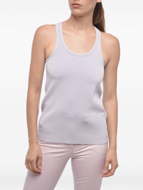 Jil Sander embossed racerback top