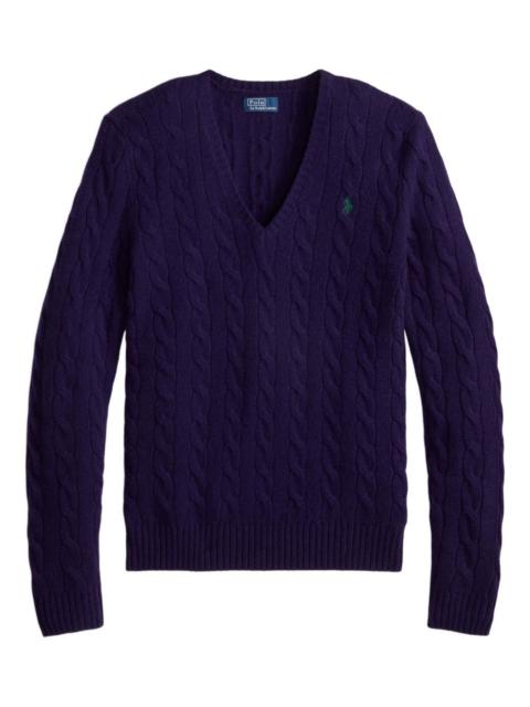 Polo Ralph Lauren cable-knit V-neck sweater