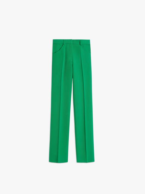 Victoria Beckham 90s Straight Leg Trouser in Bright Green