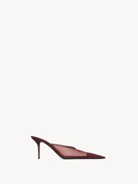 SAINT LAURENT RENÉE MULES IN MESH